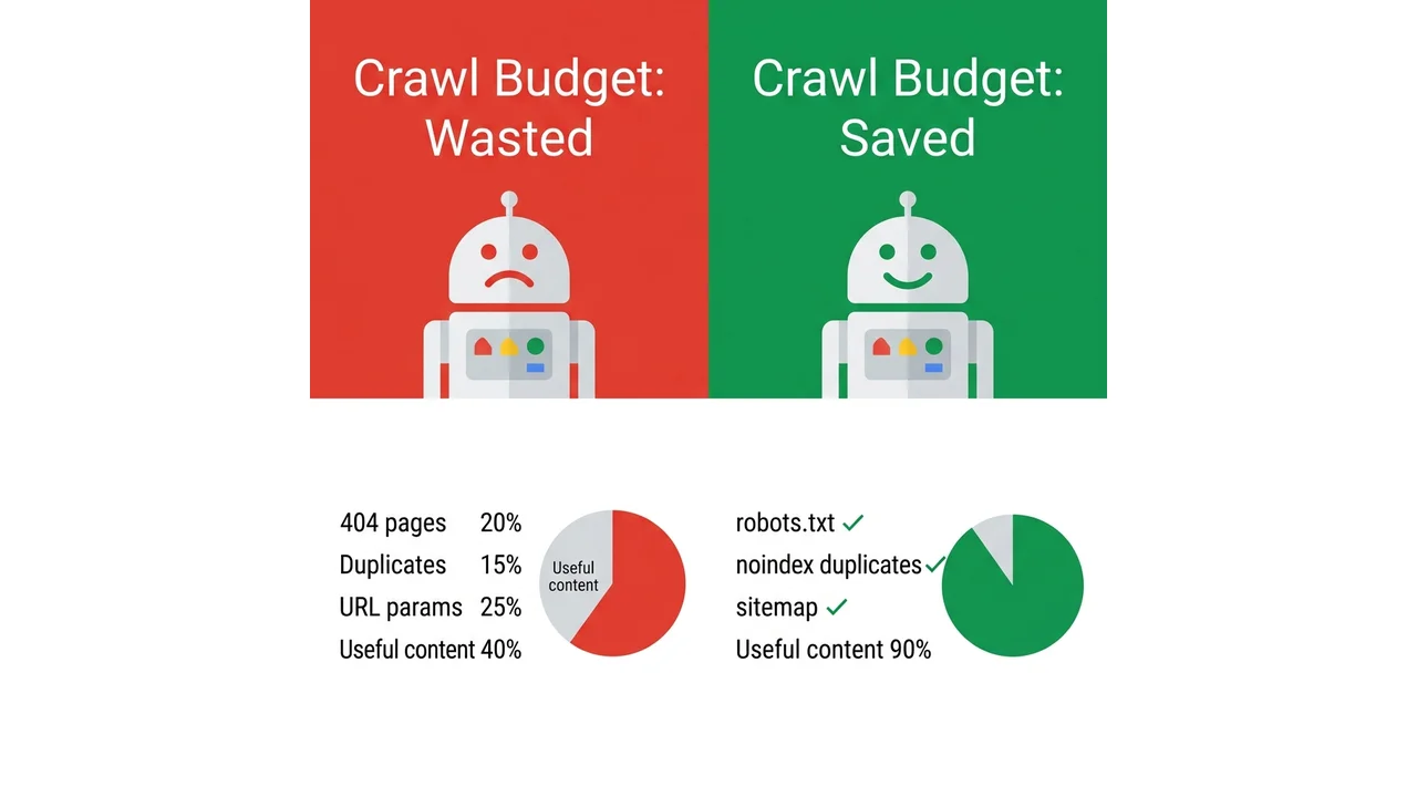 Crawl budget: how it's spent and how to save it