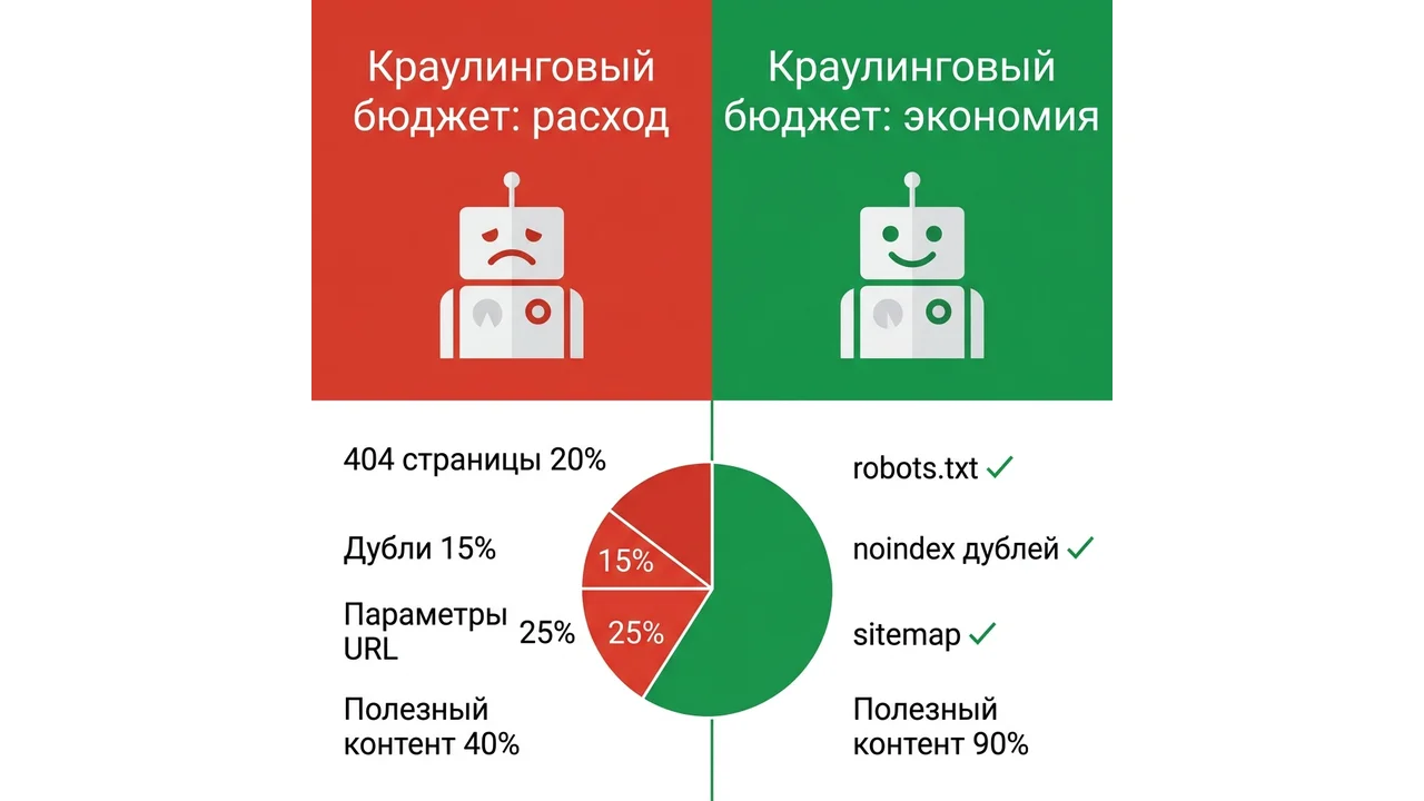 Краулинговый бюджет: как расходуется и как экономить