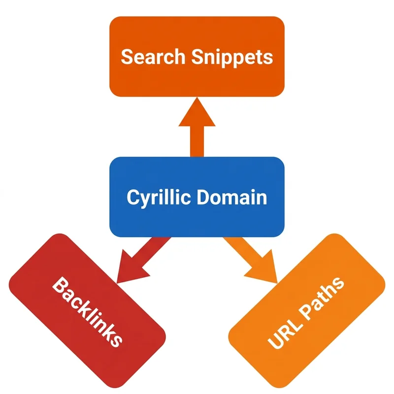 Three SEO problems caused by Cyrillic domains