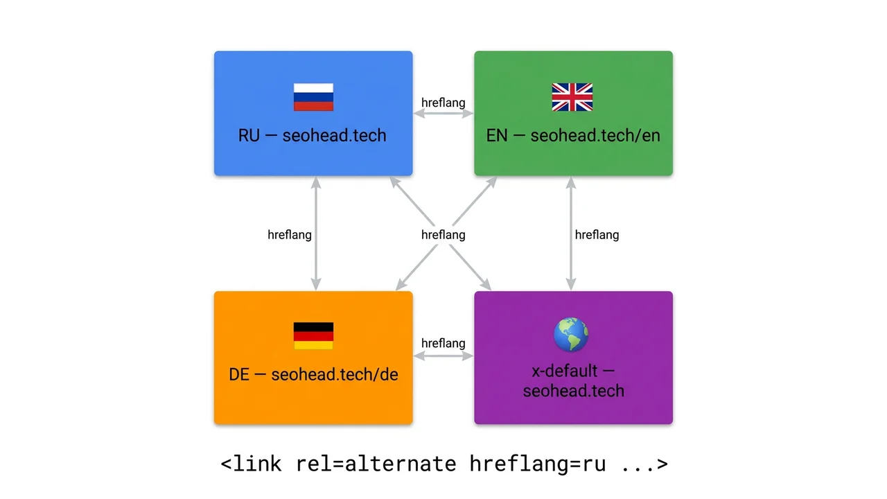 Hreflang implementation: links between language versions