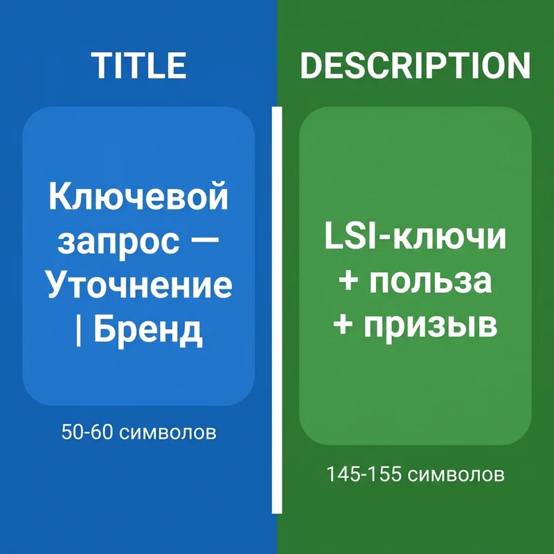 Анатомия тегов title и description в сниппете поиска