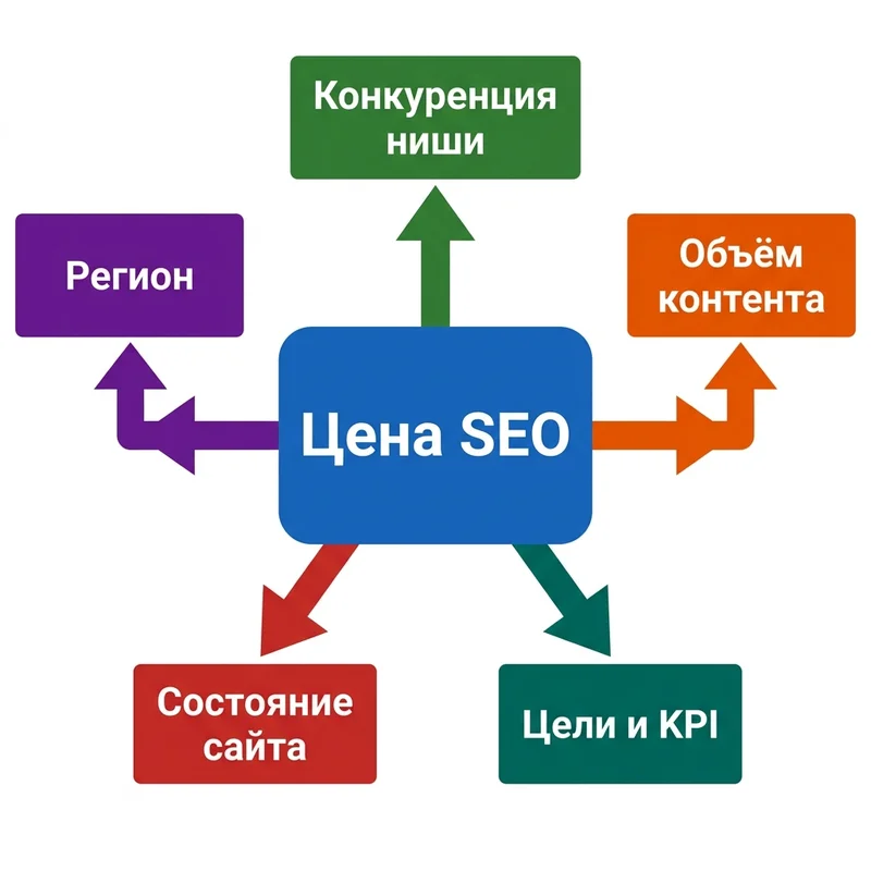 Факторы, влияющие на стоимость SEO-продвижения в 2026 году